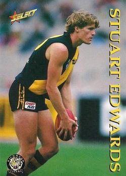 1995 Select AFL #348 Stuart Edwards Front